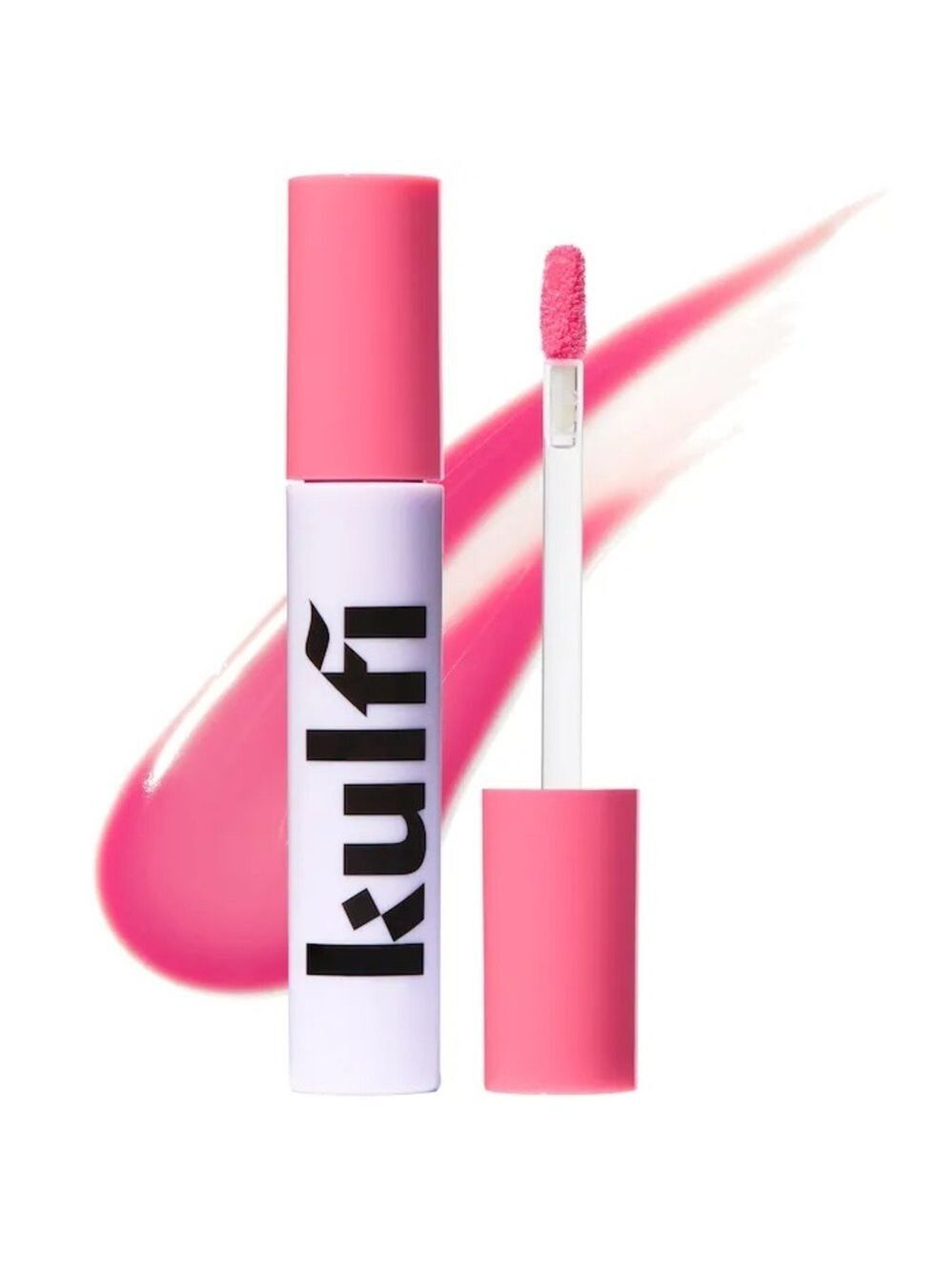 NIB Kulfi Lassi Lips Staining Long-Lasting Moisturizing Lip Oil Guava/Peony Pink